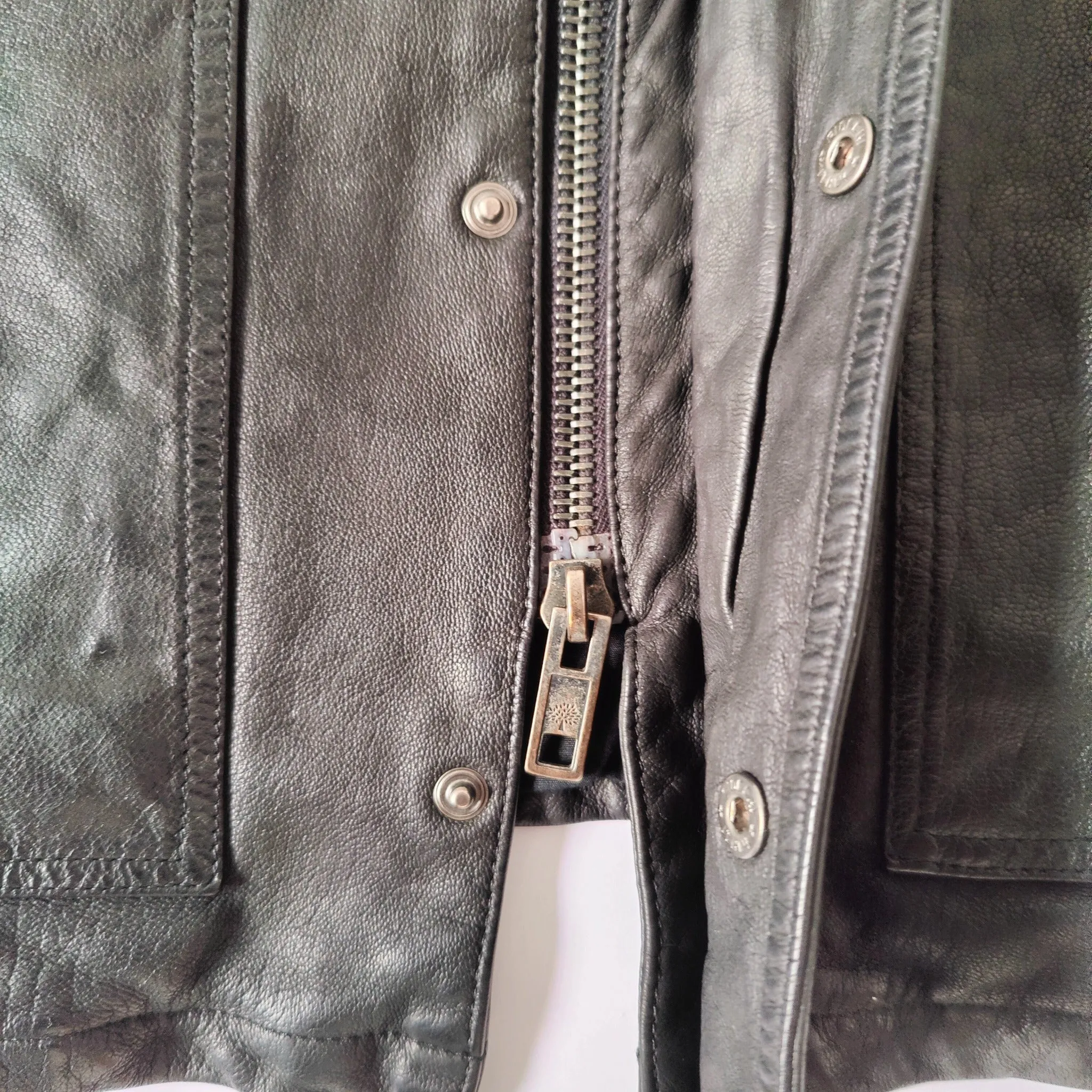 Mulberry leather jacket Made in Italy