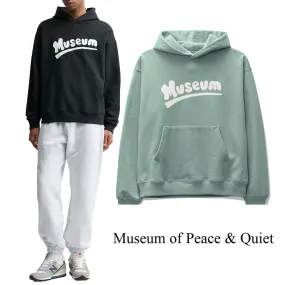 Museum of Peace & Quiet unisex street style long sleeves plain cotton logo