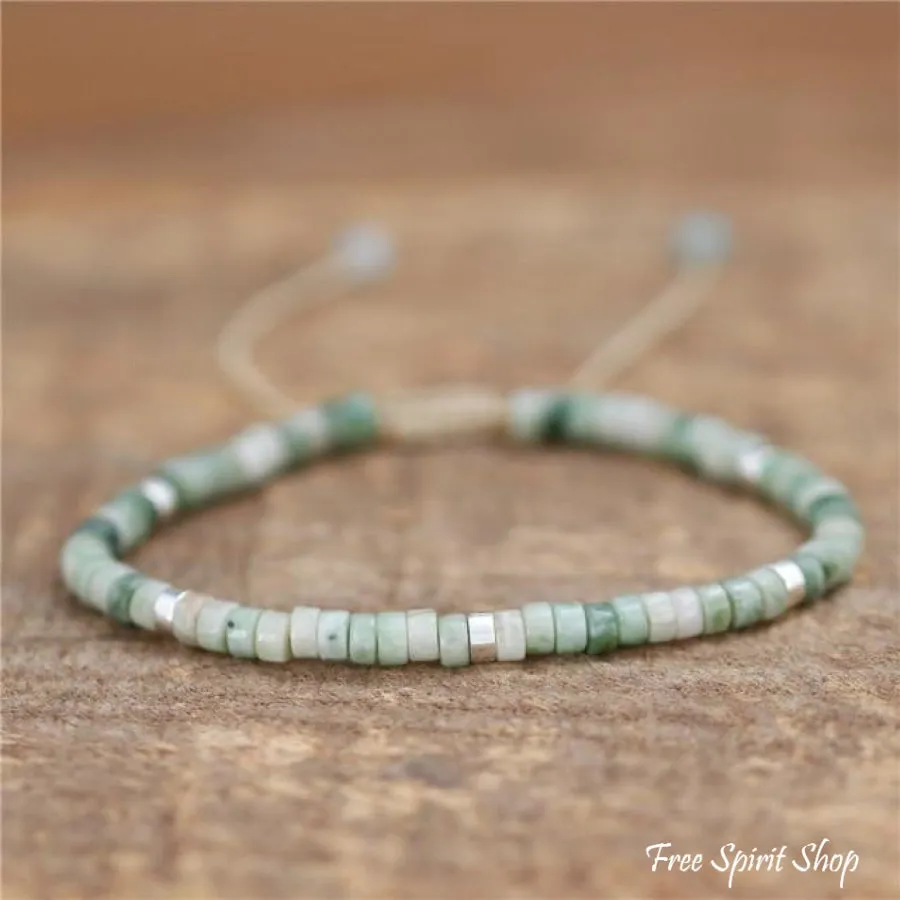 Natural Stone Bead Bracelets for Boho Style