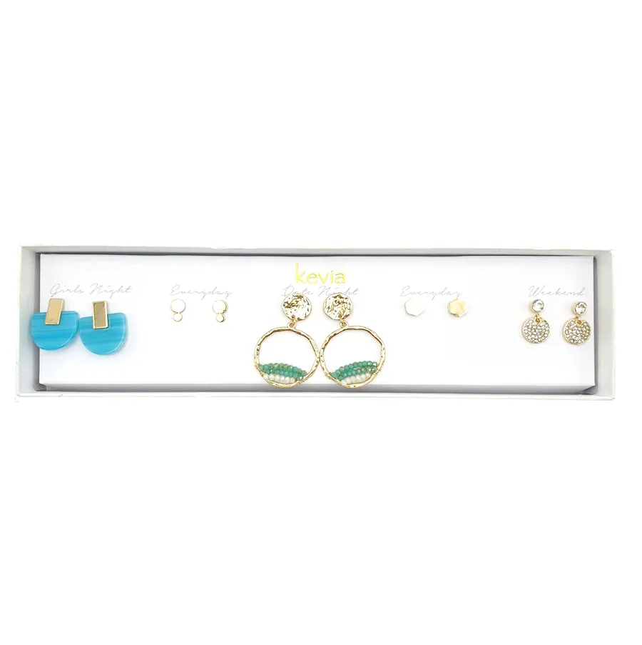 Natural Stone Earring Set