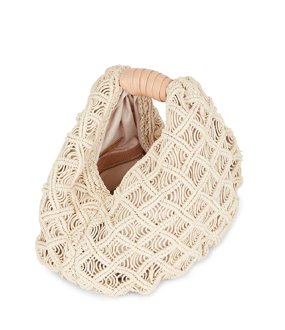 Nia Crochet Bag Ivory