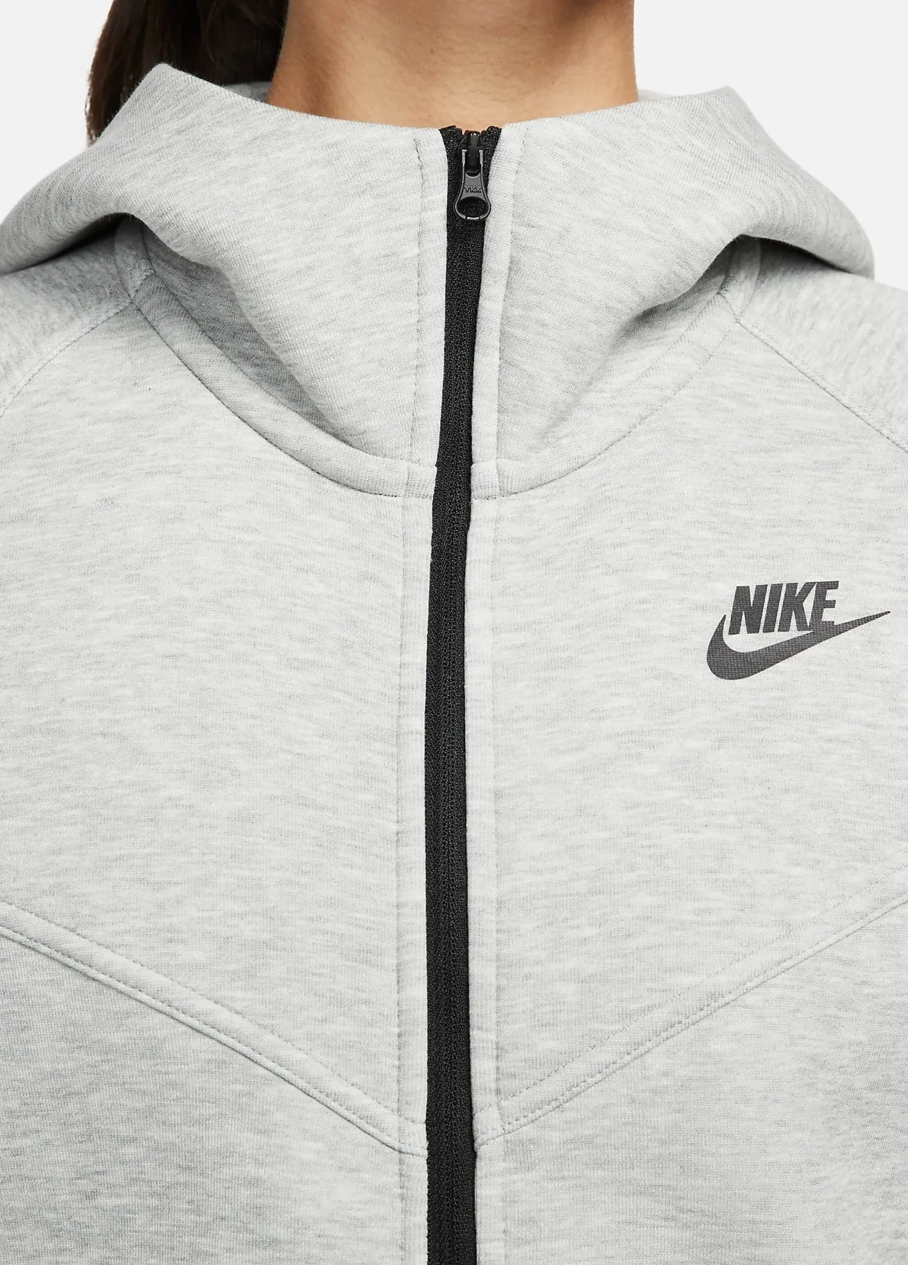 Nike Street Style Long Sleeves Plain Cotton Logo - Blended Fabrics