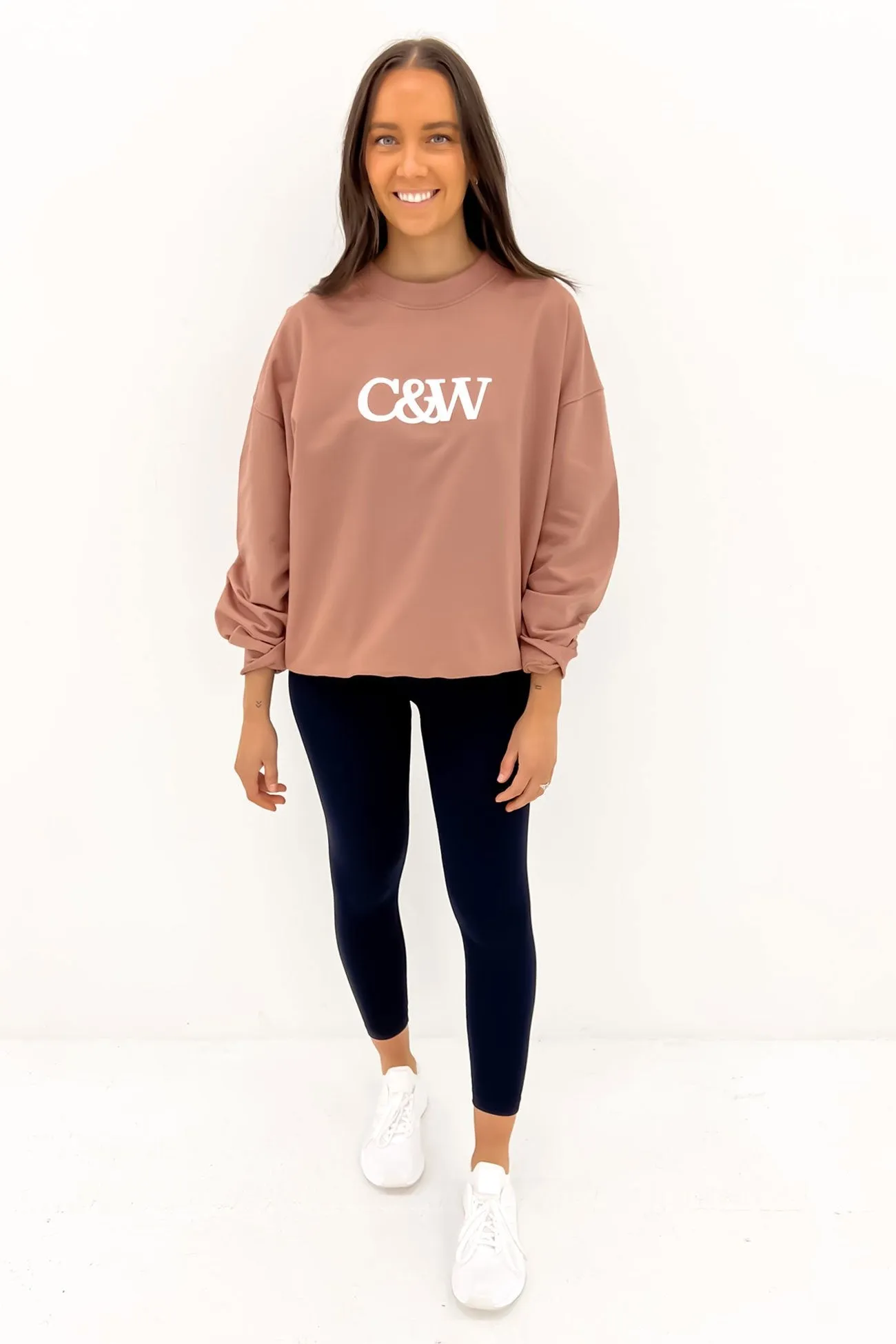 Nina Sweater Coffee Rose