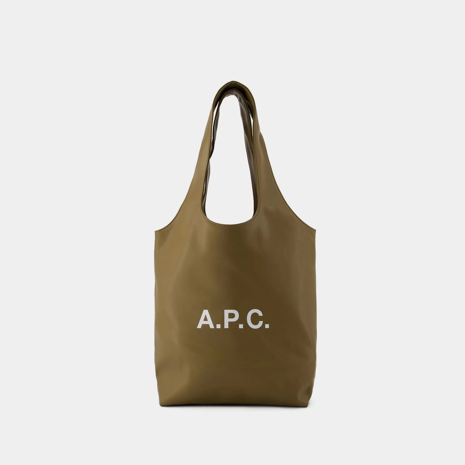 Ninon Small Tote Bag - A.P.C. - Synthetic Leather - Khaki