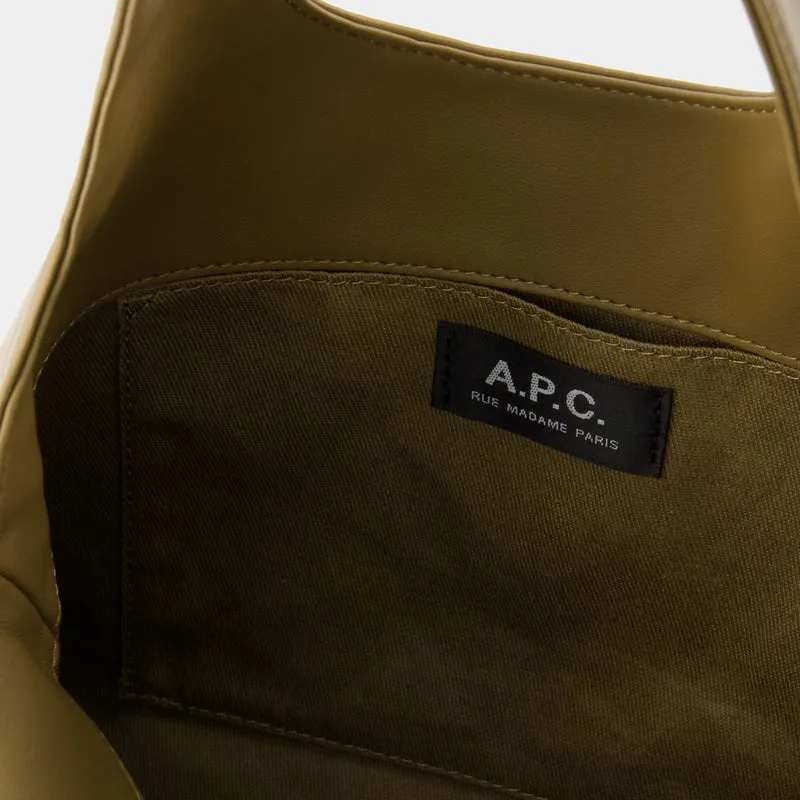 Ninon Small Tote Bag - A.P.C. - Synthetic Leather - Khaki