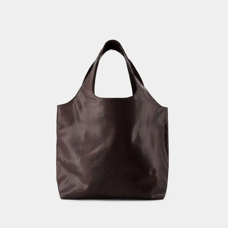 Ninon Tote Bag - A.P.C. - Synthetic Leather - Blackberry