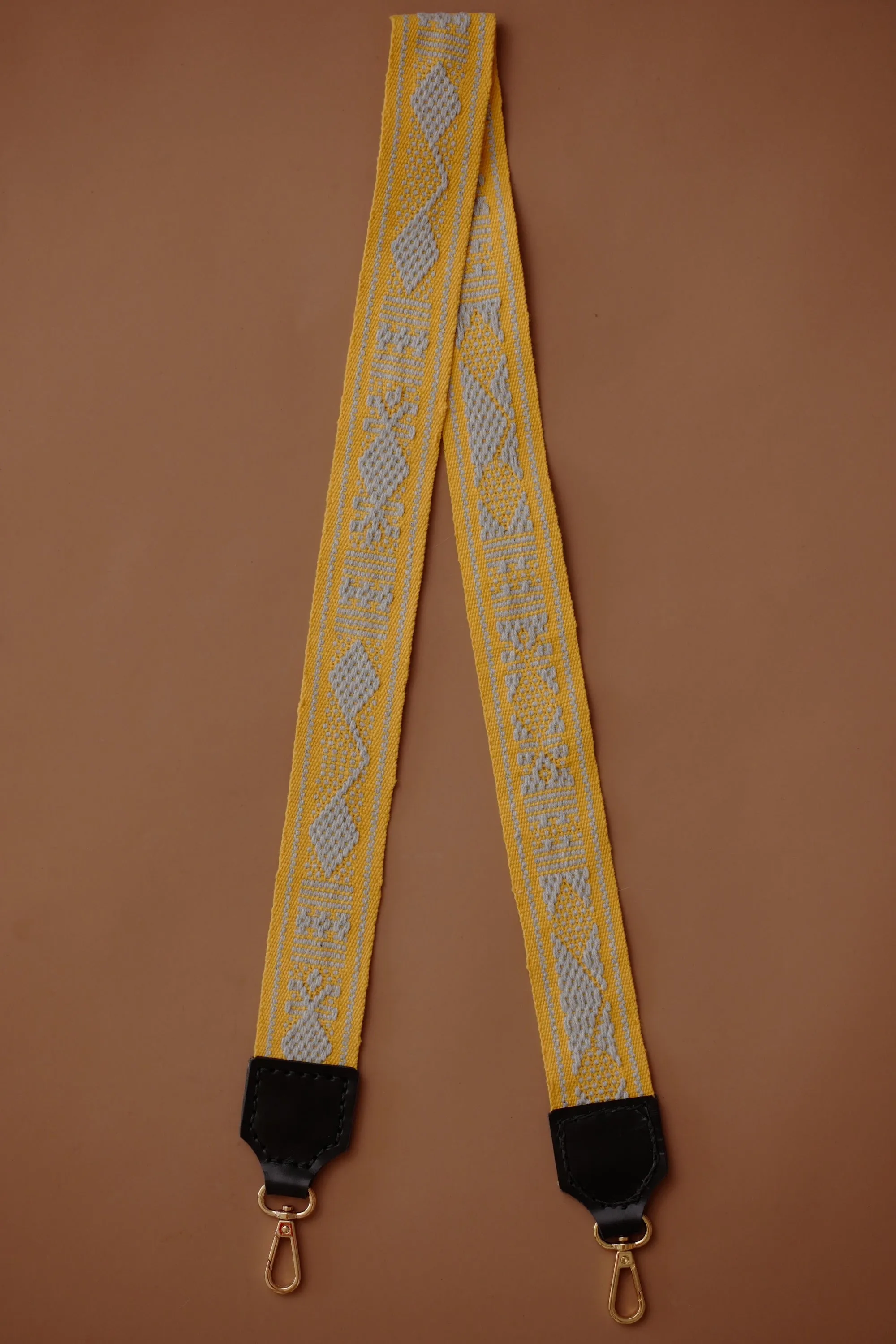 OAXACAN STRAP // YELLOW + GREY