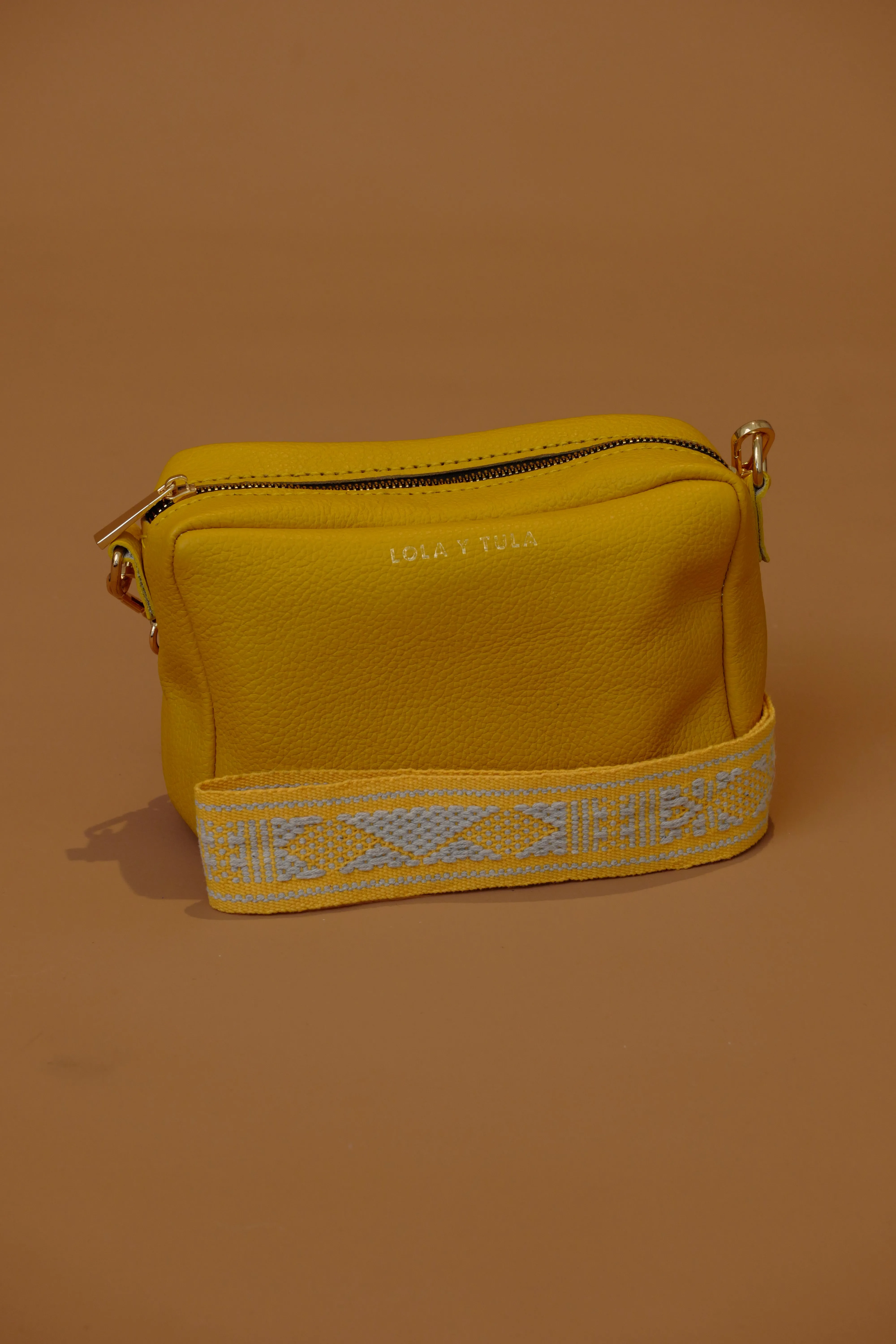 OAXACAN STRAP // YELLOW + GREY