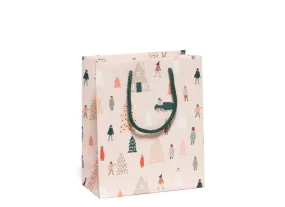 Pink Trees Holiday Gift Bag