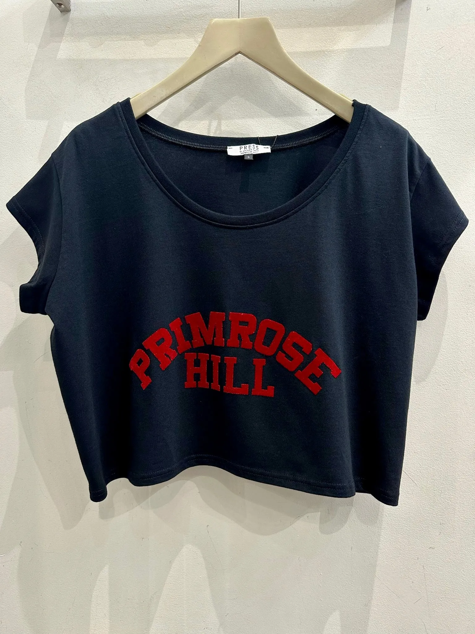 Primrose Hill Organic Cotton T-shirt Black - Box Fit