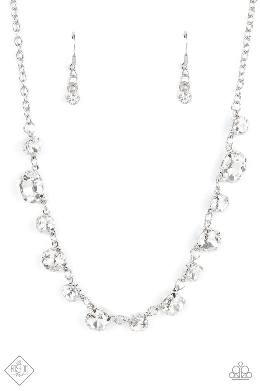 Protect the Crown! - White Necklace - Shop Now