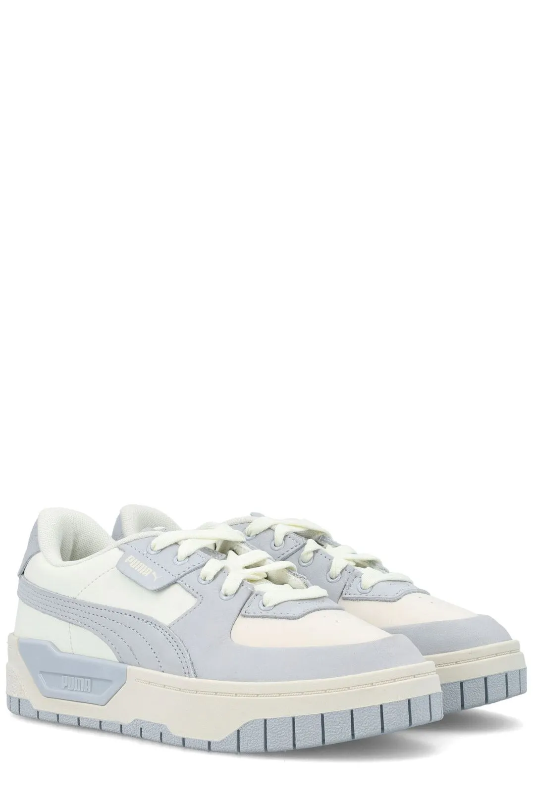 Puma lace-up sneakers with panelled design