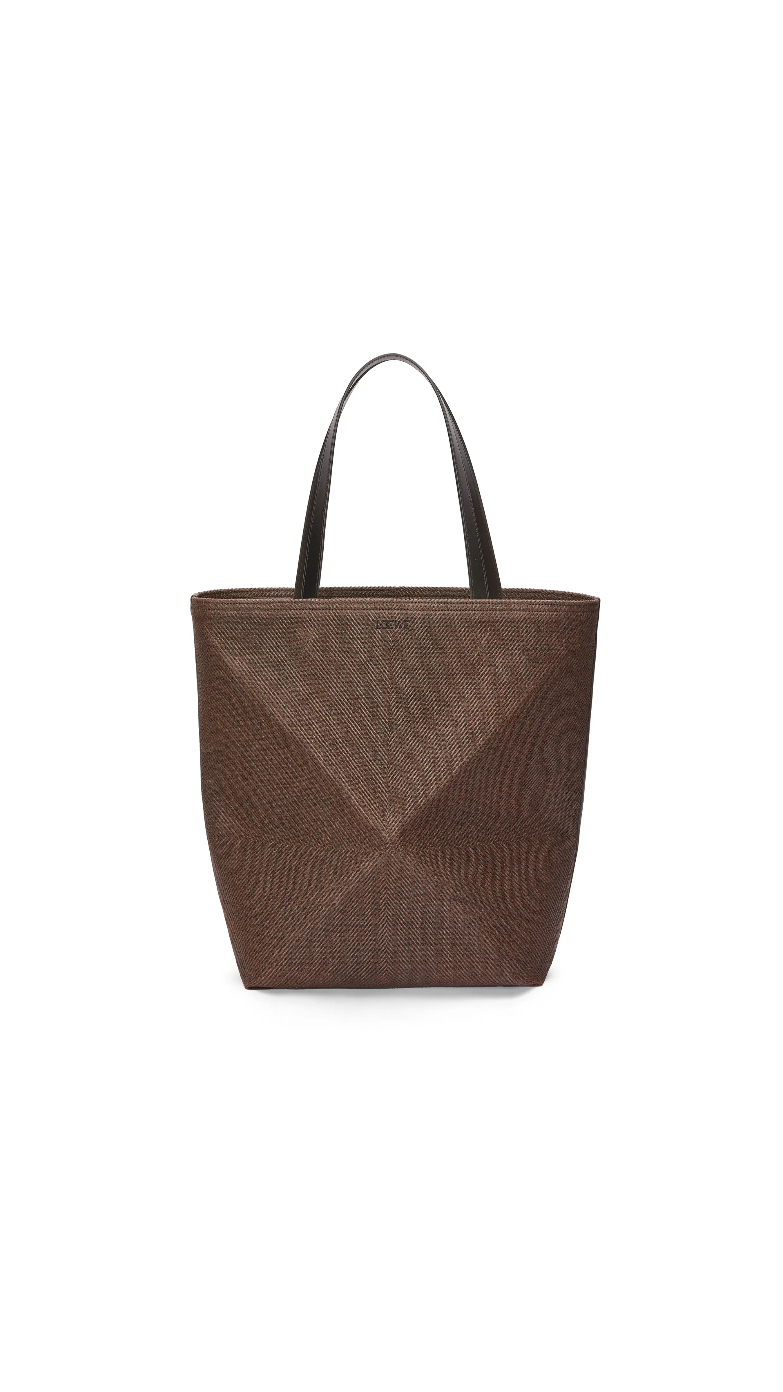 Puzzle Fold Tote  - Ebony