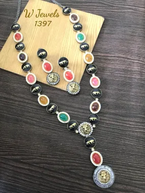 Ragini Kundan Necklace Set for Women - WC001NSD