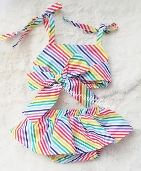 Rainbow Swirl Baby Set