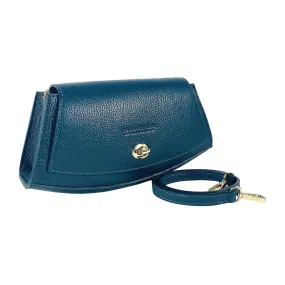 RB1009E | Woman Shoulder Bag in Genuine Leather | 20 x 15 x 9 cm