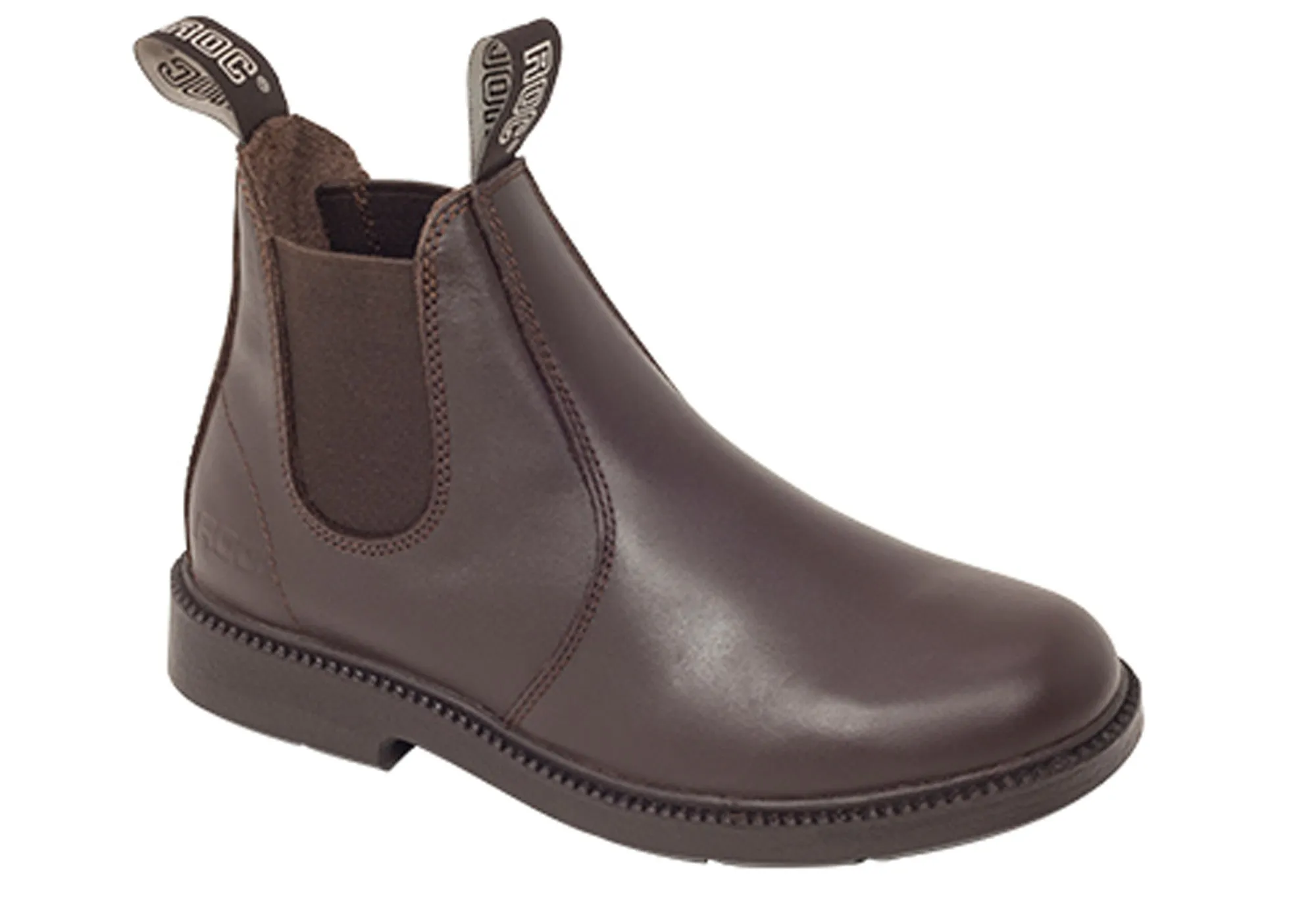 Roc Jeepers Junior Kids Comfortable Pull On Leather Boots