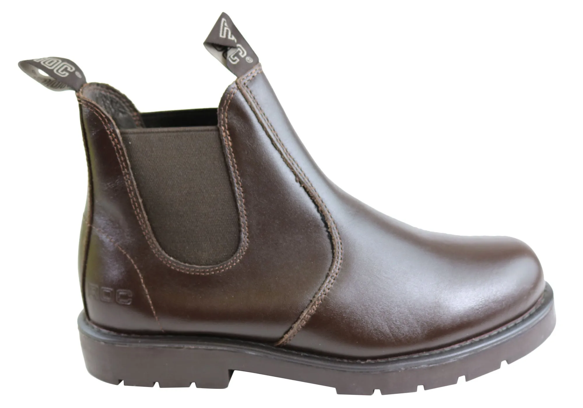 Roc Jumbuk Junior Kids Comfortable Pull On Leather Boots