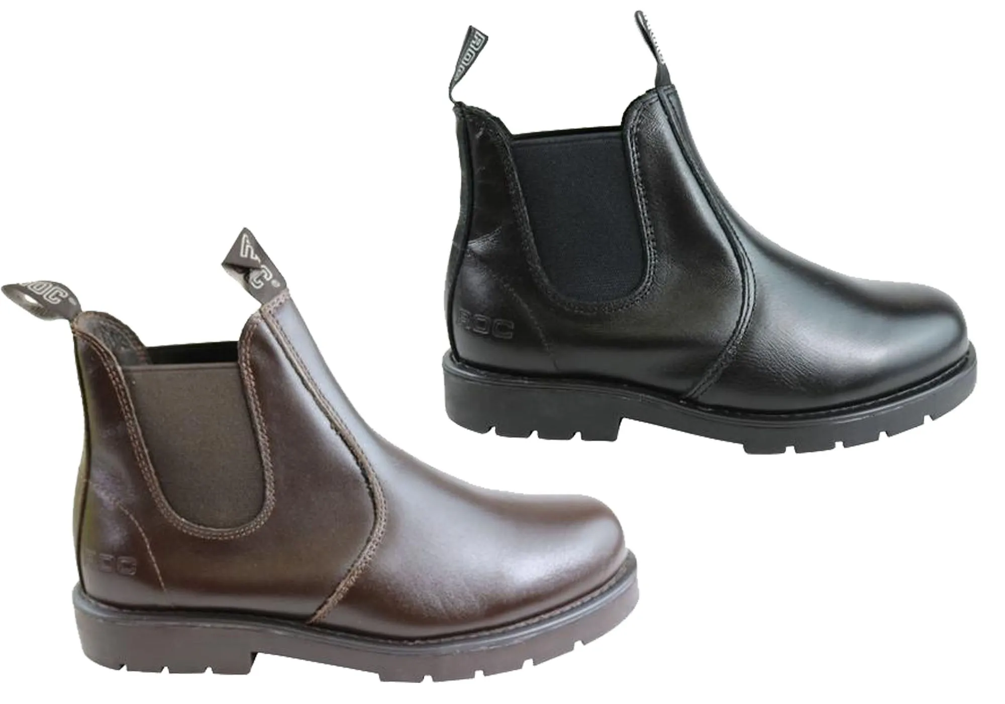 Roc Jumbuk Junior Kids Comfortable Pull On Leather Boots