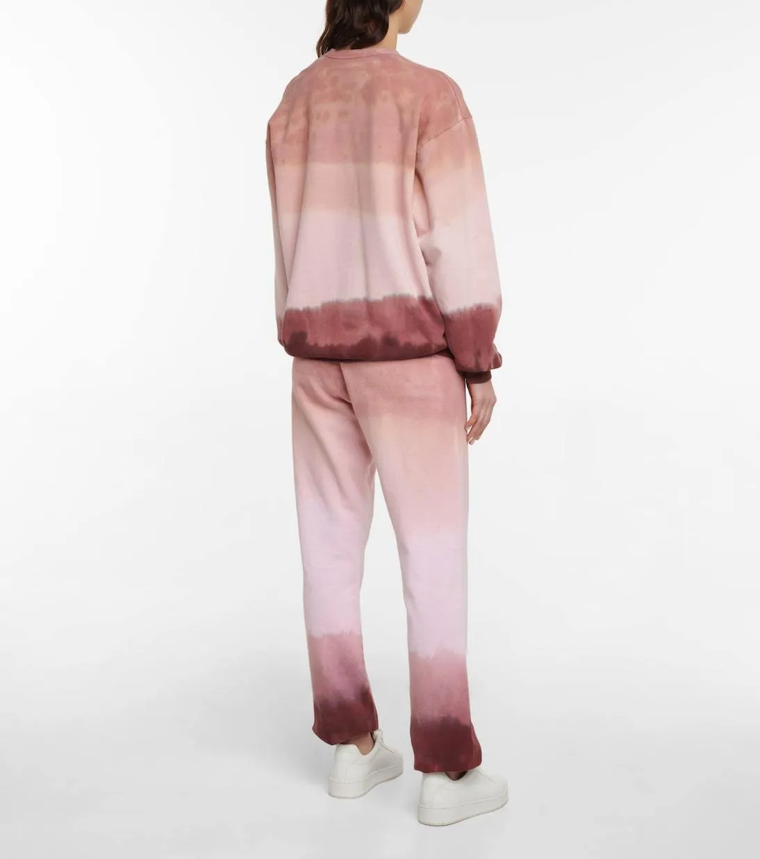 Rodarte crew neck unisex sweat, street style, tie-dye, long sleeves