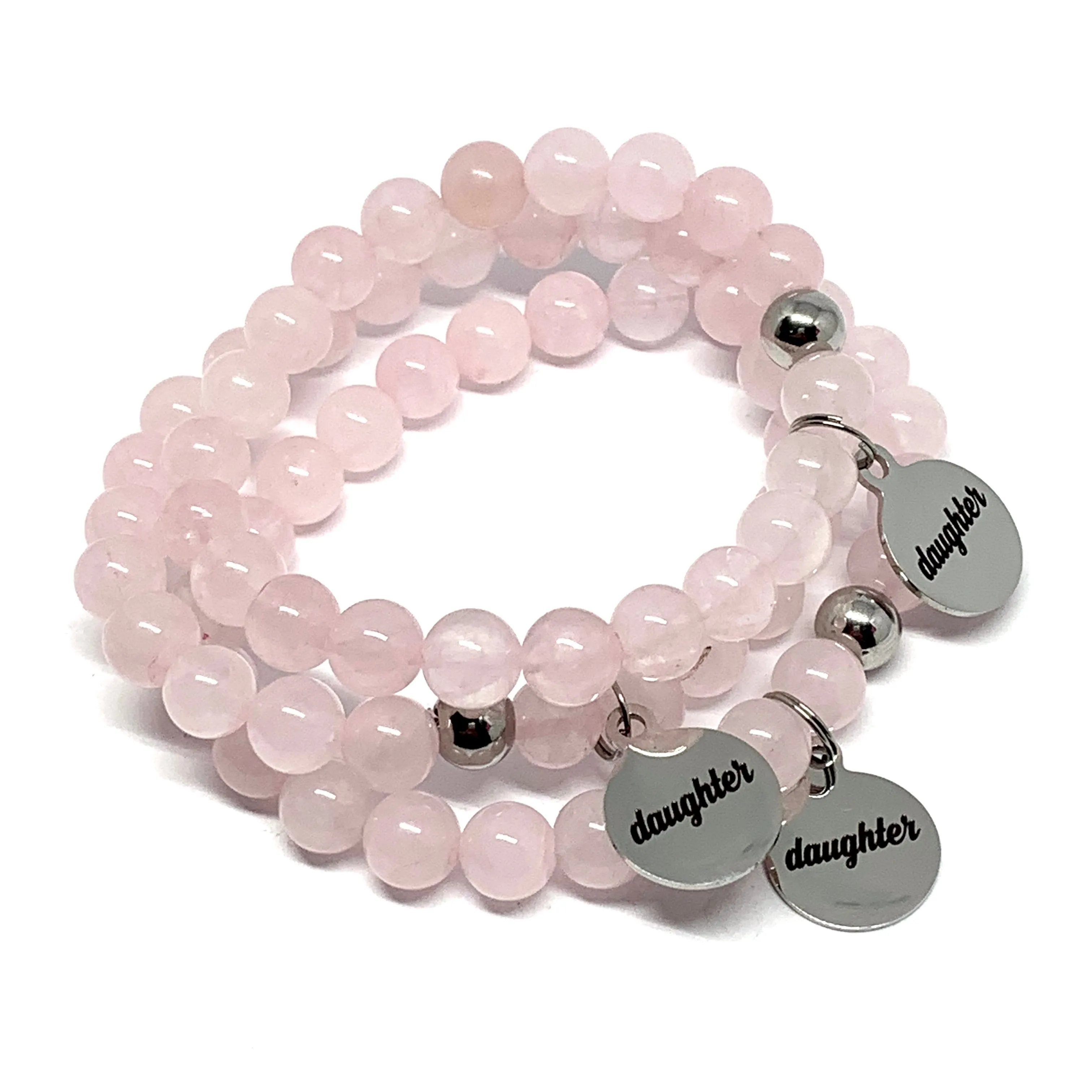 Rose Quartz Daughter Mala Bracelet - Top Google SEO Result