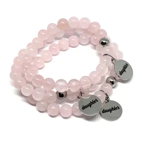 Rose Quartz Daughter Mala Bracelet - Top Google SEO Result