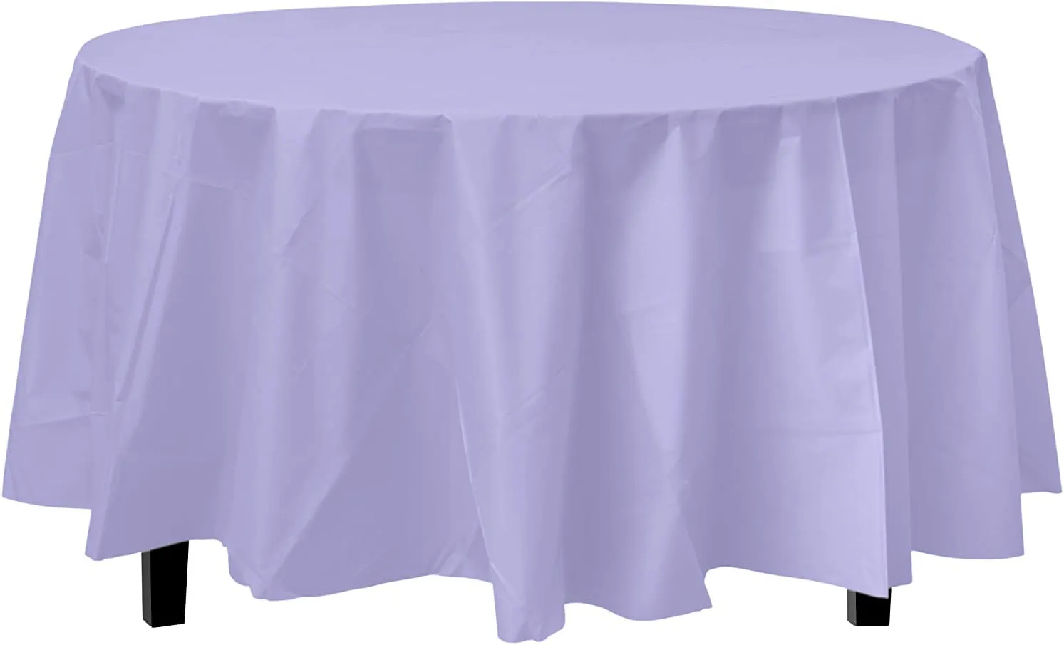 Round Plastic Tablecloth 84 inch