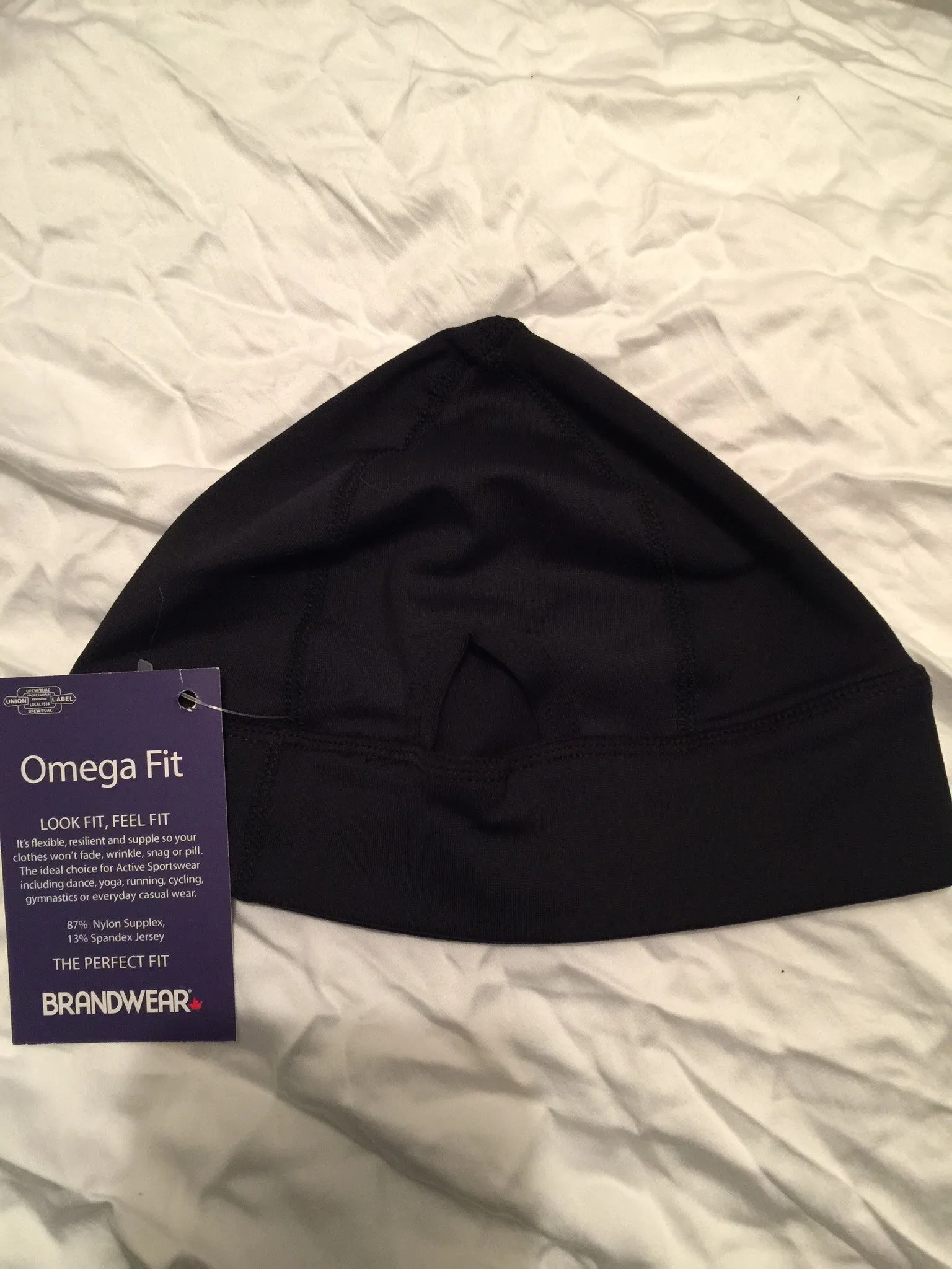 Running Cap with Ponytail Opening in Supplex Material