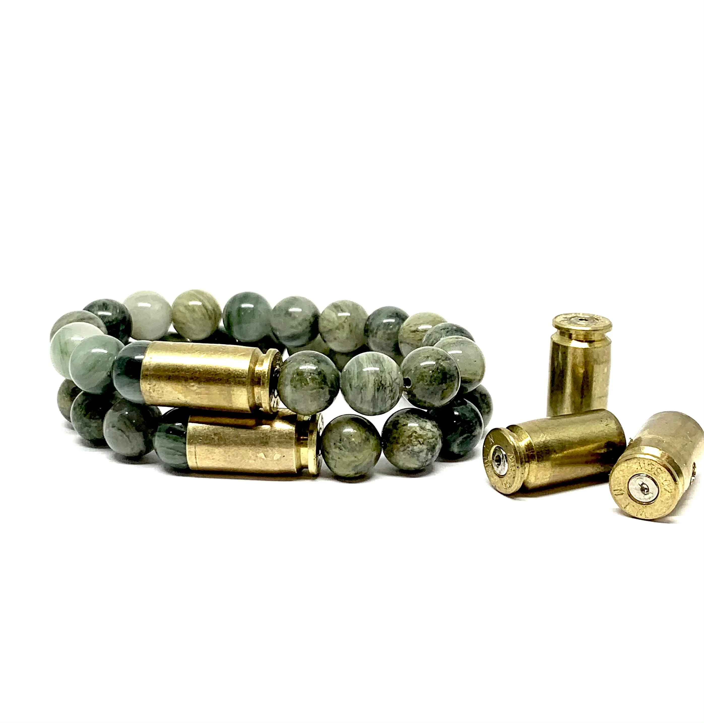 Rustic bulletproof unisex mala bracelet