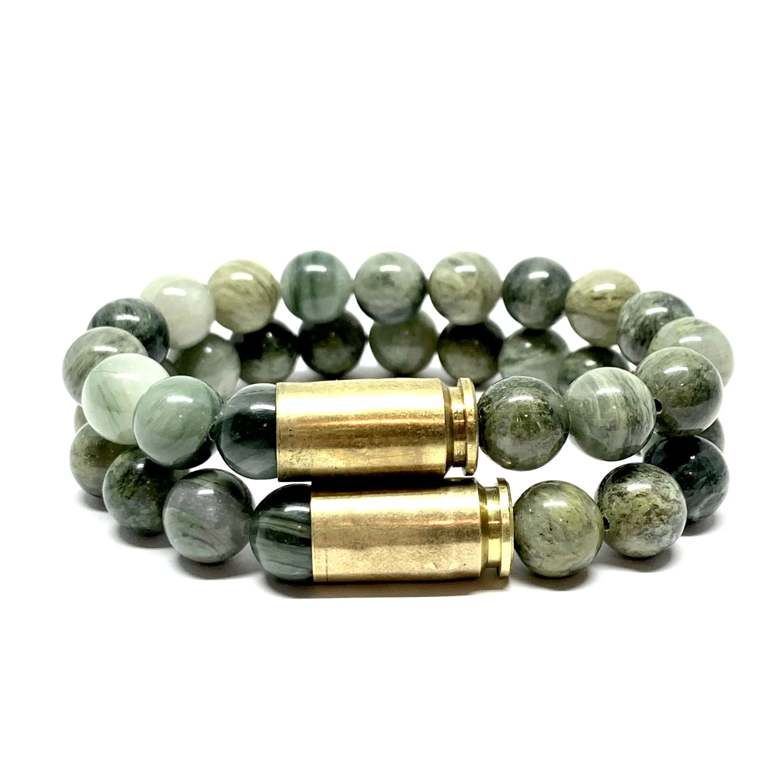 Rustic bulletproof unisex mala bracelet