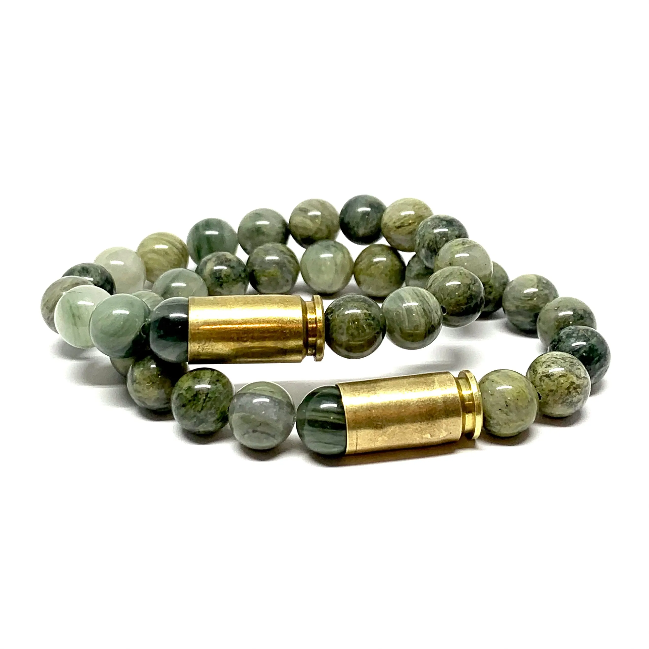 Rustic bulletproof unisex mala bracelet