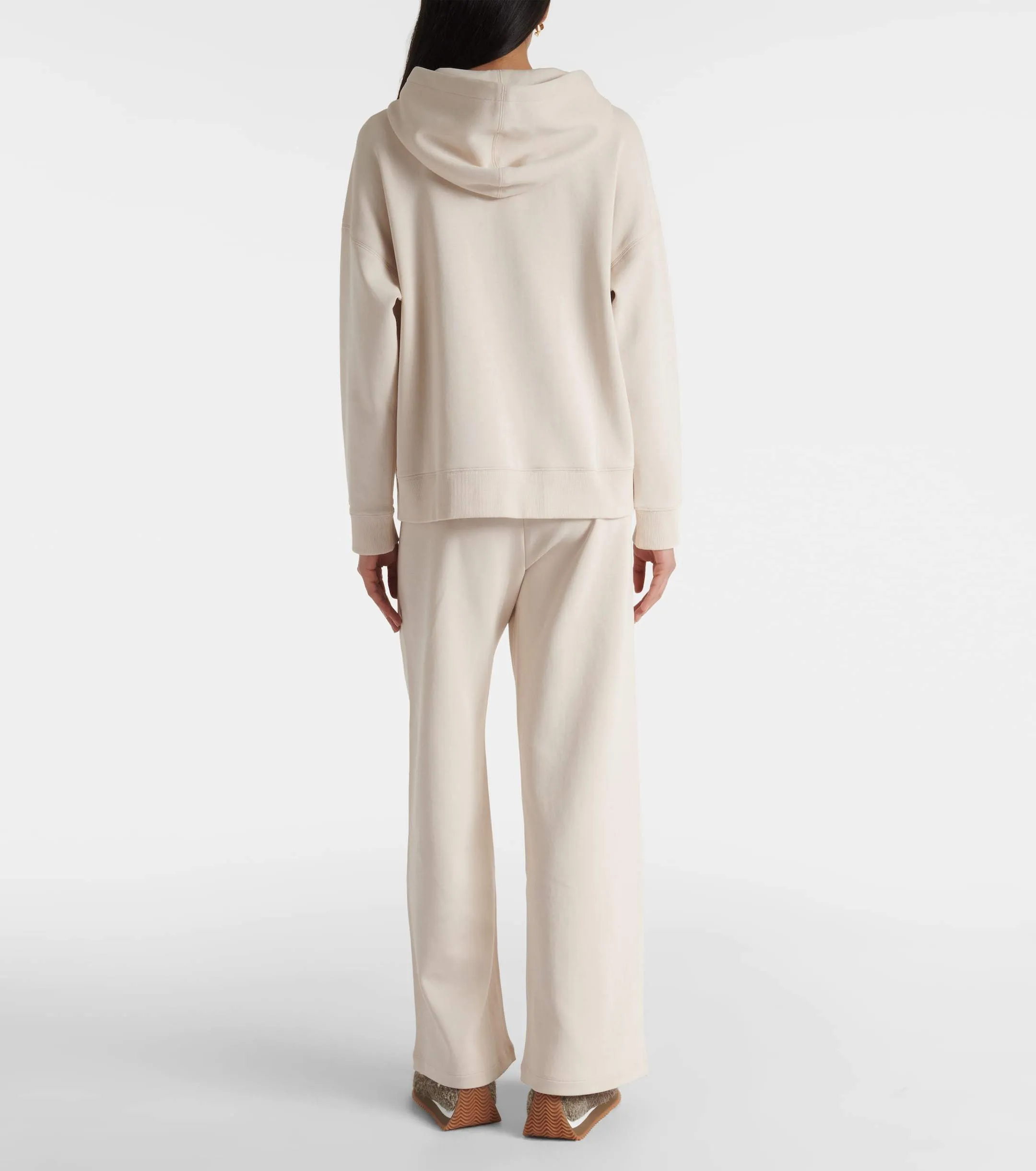 S Max Mara Long Sleeves Plain Cotton Logo - Street Style