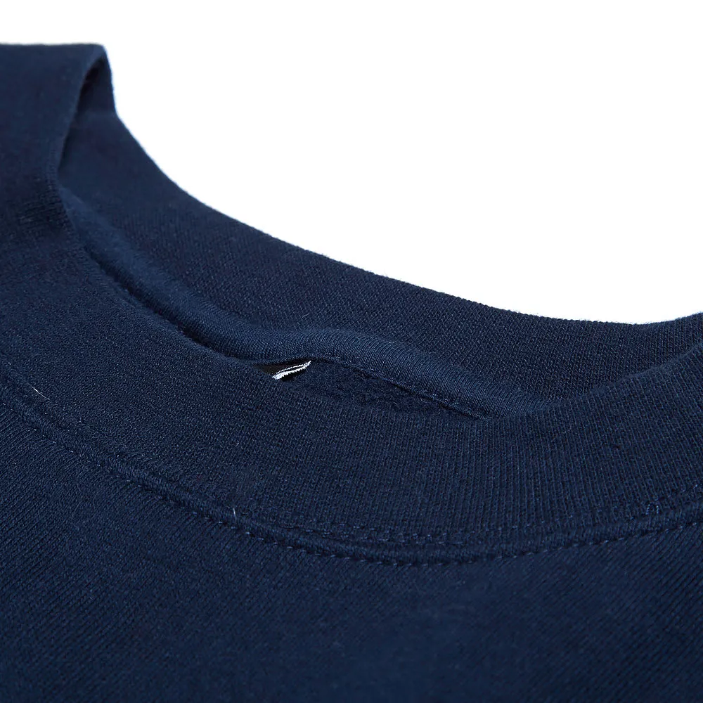 Stussy Stock Felt Crew SweatshirtNavy