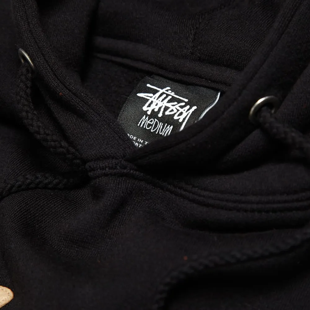 Stussy Stock Felt HoodyBlack