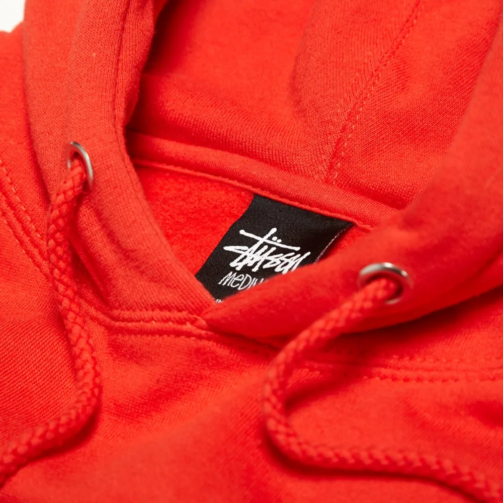 Stussy Stock Felt HoodyRed