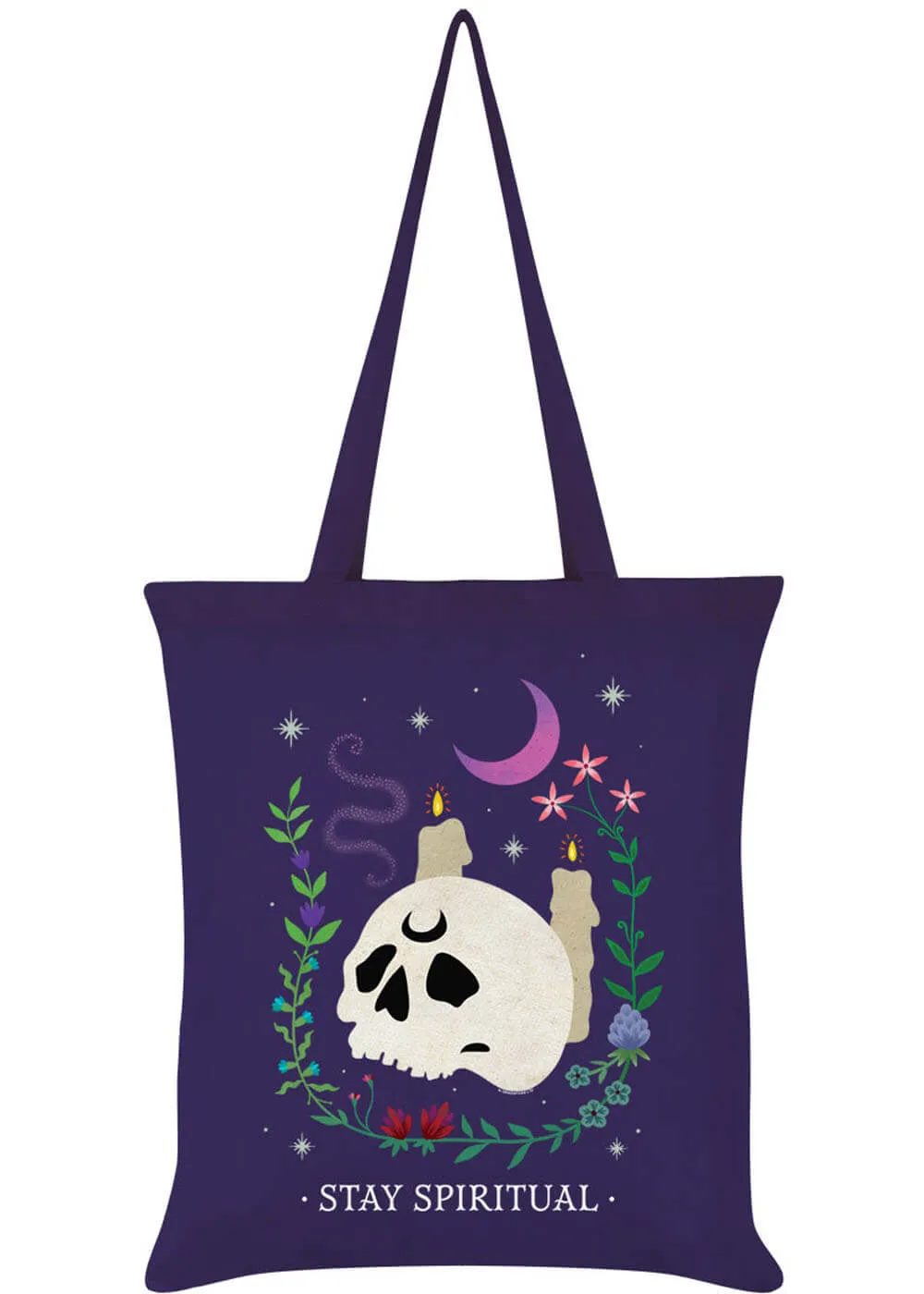 Succubus Gifts Stay Spiritual Tote Bag Purple