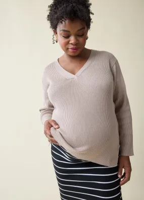 The EveryWear Side Zip Maternity + Nursing Sweater