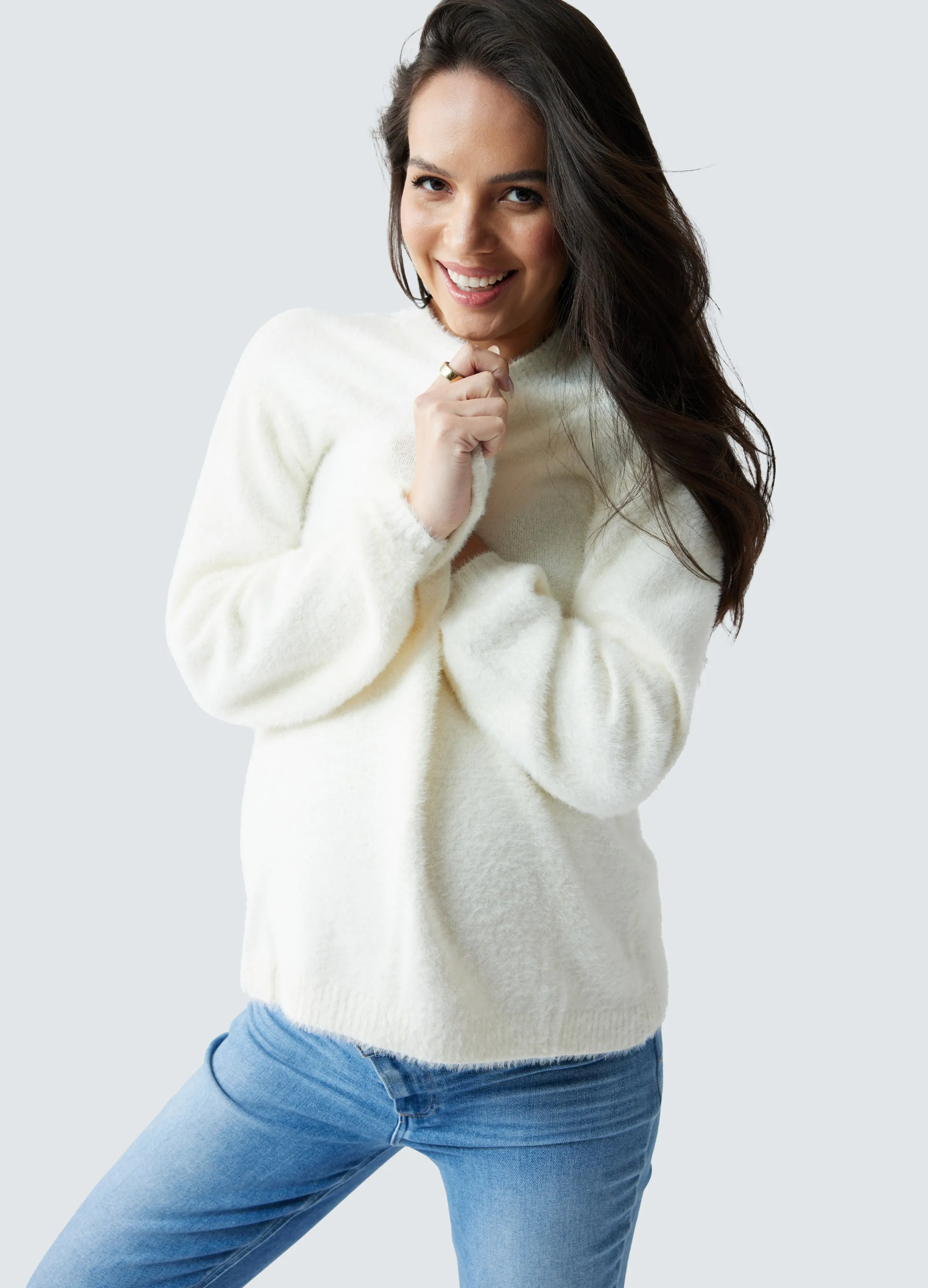 The Fluffy Maternity + Postpartum Sweater