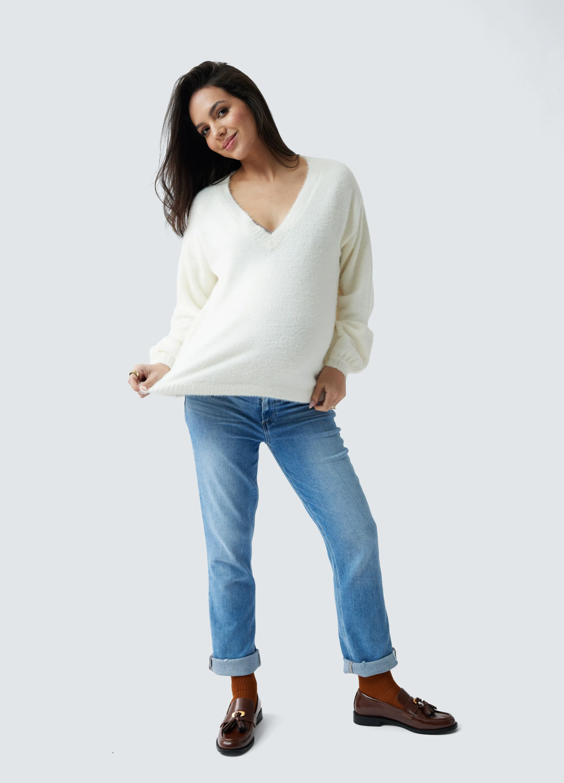 The Fluffy Maternity + Postpartum Sweater