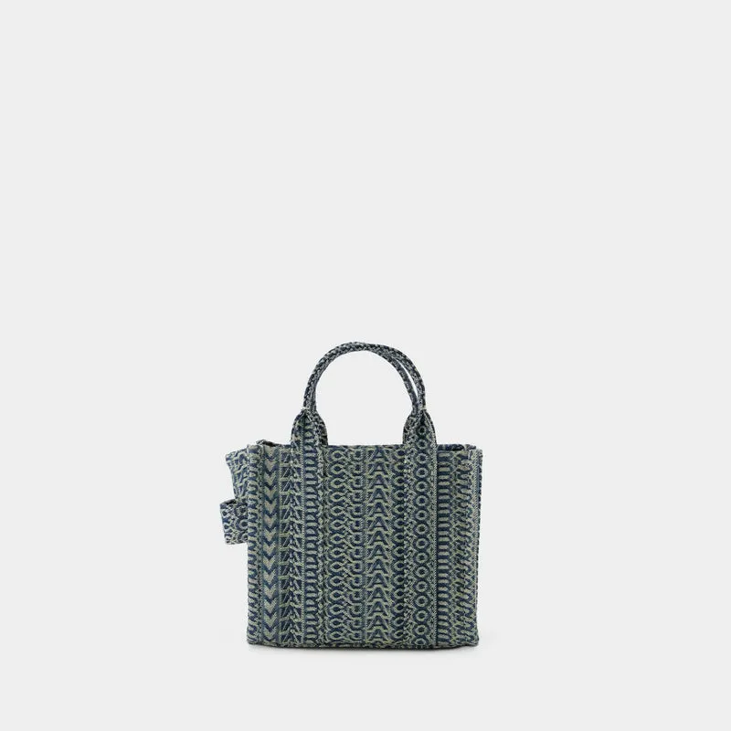 The Micro Tote Bag - Marc Jacobs - Cotton - Blue