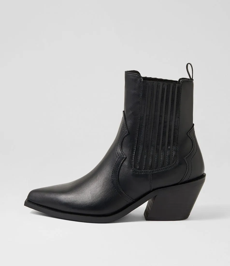 THERAPY Forum Black Ankle Boots