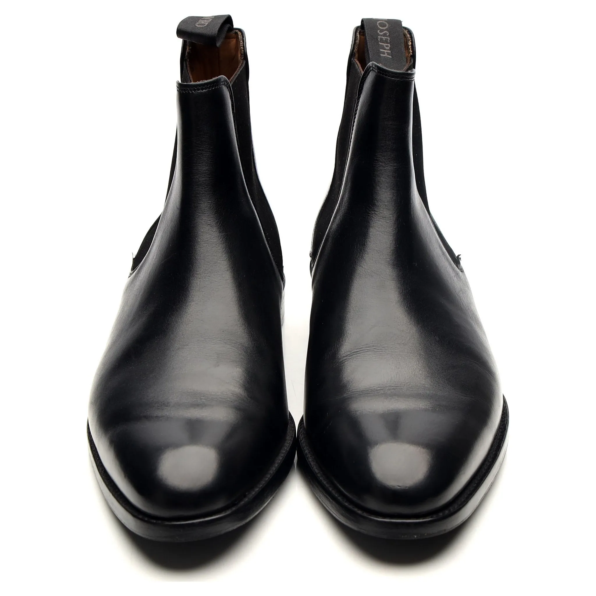 'Threadneedle' Black Leather Chelsea Boots UK 8 F