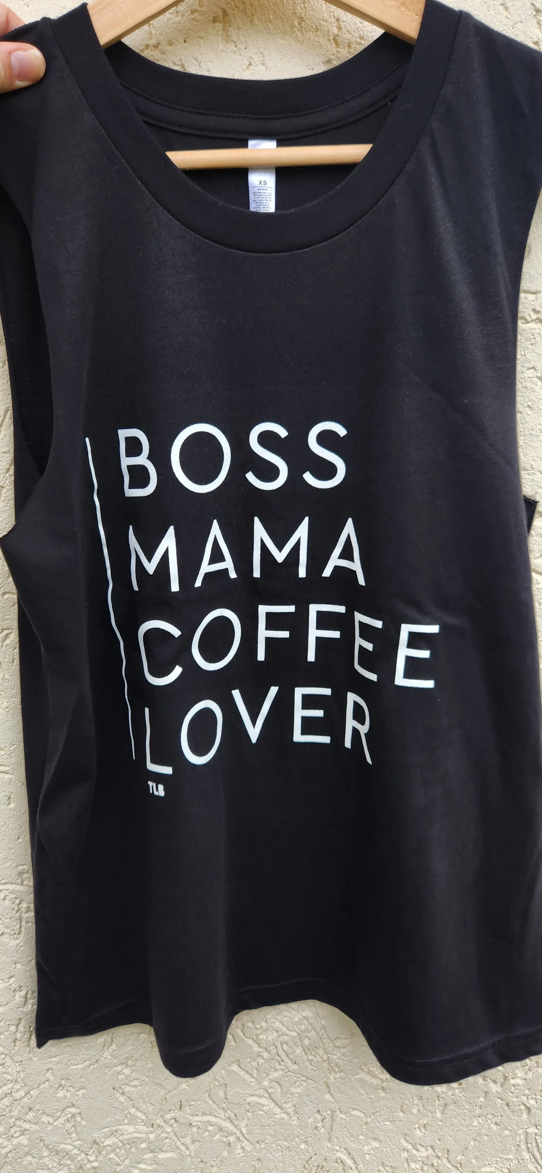 TLB Boss Mama Coffee lover Tank Black - Shop now