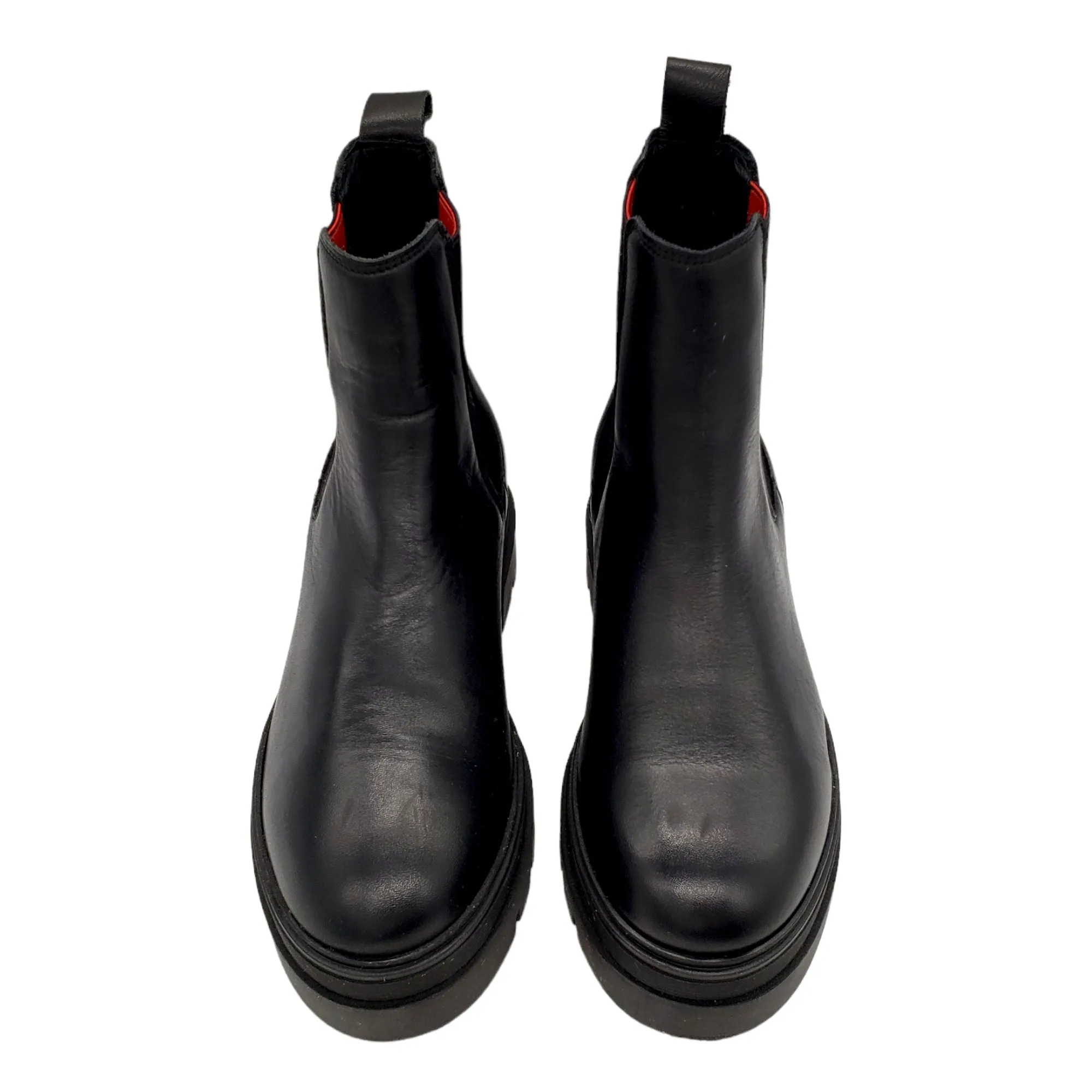 Tommy Hilfiger Black Chunky Chelsea Boots