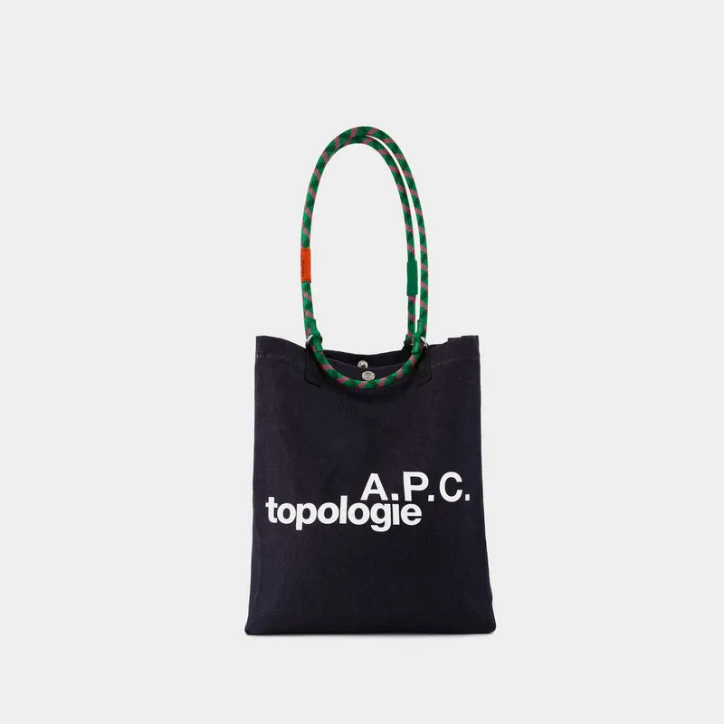 Topologie Tote Bag - A.P.C. - Cotton - Green