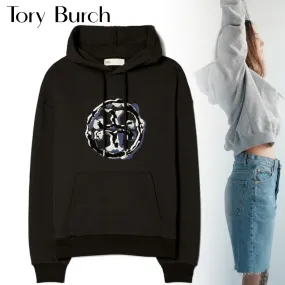 Tory Burch Long Sleeve Logo Cotton Shirt | Unisex Street Style