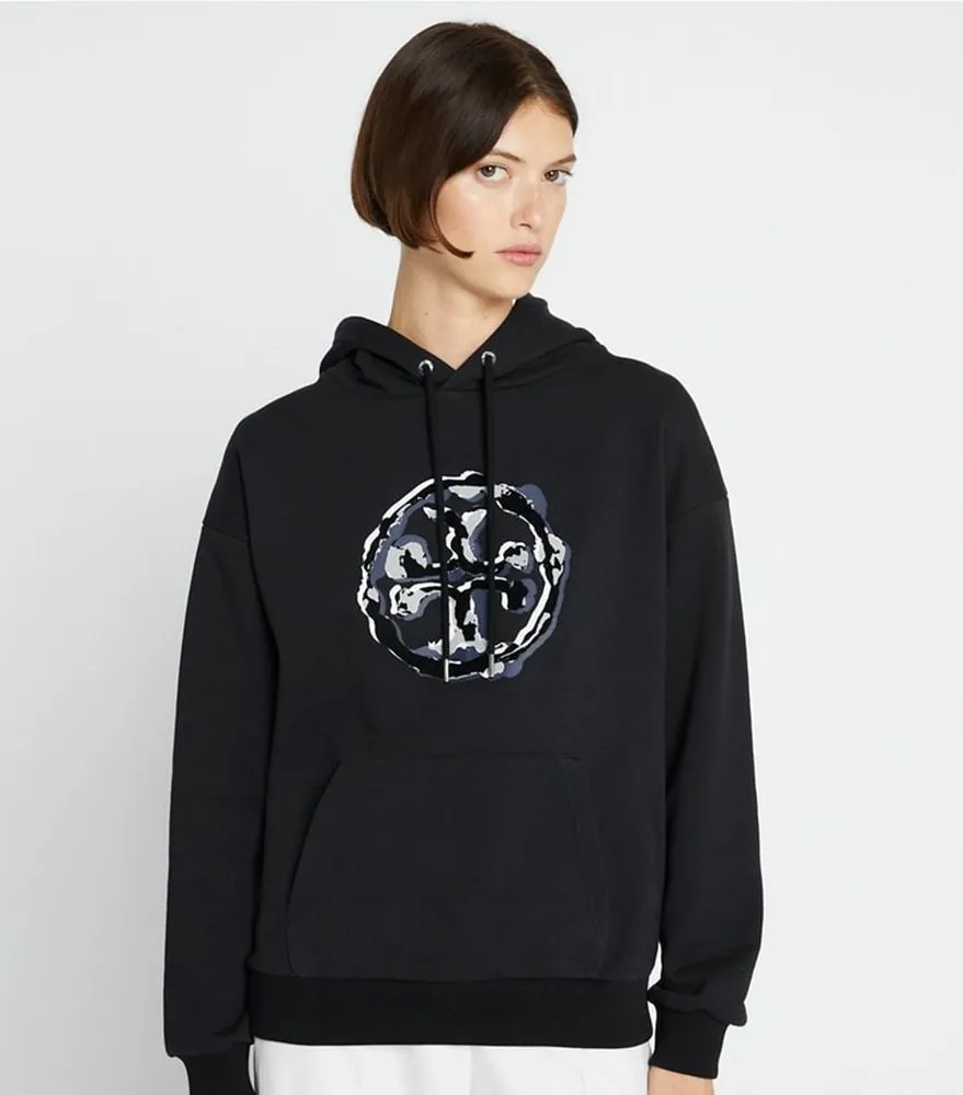 Tory Burch Long Sleeve Logo Cotton Shirt | Unisex Street Style