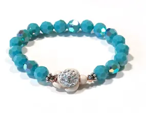 Turtle Bracelet - Stretch - Crystal Accents - Buy Now