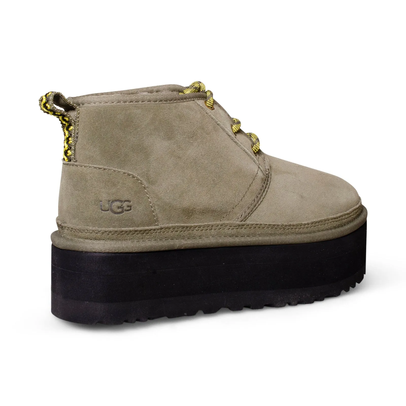 UGG Neumel Burnt Olive Platform Boots - Women's