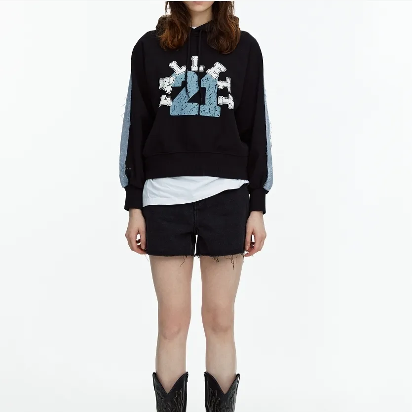 Unisex Street Style Long Sleeves Cotton Oversized Logo | Fallett